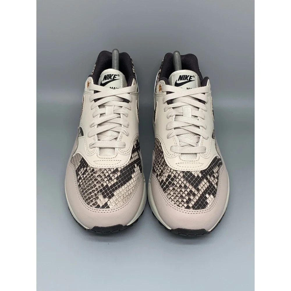 Nike Air Max 1 87 Snakeskin Phantom Sail Running Shoes HF5338-100 Women's Sz 9.5